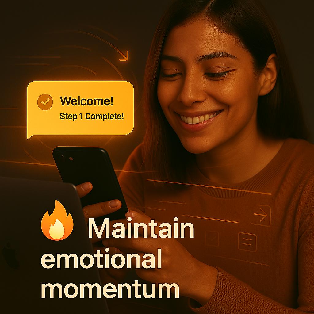 maintain emotional momentum