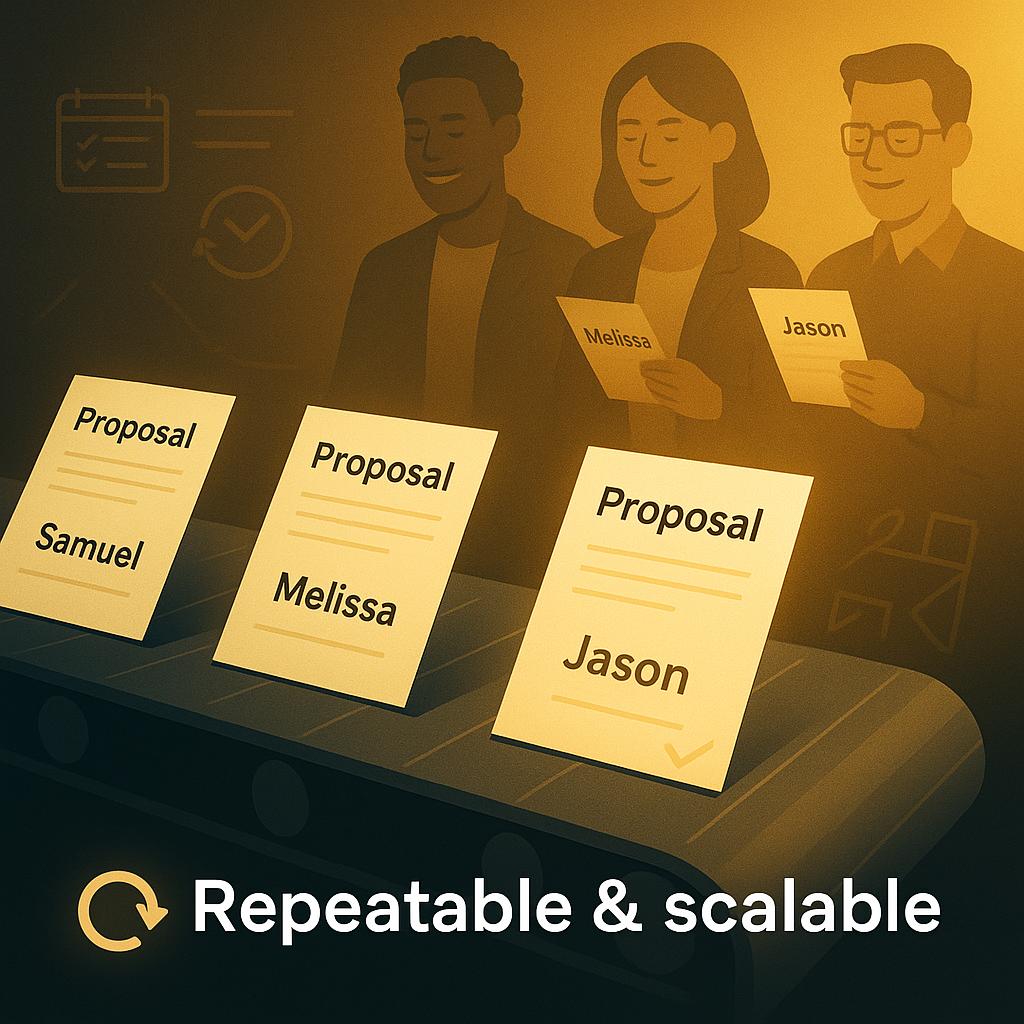 repeatable and scalable